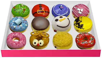 Коробка донатов (12 шт)