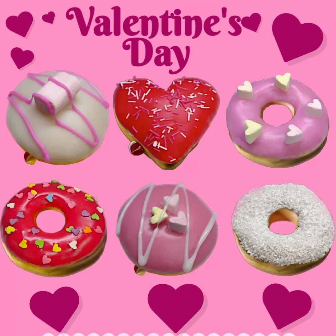 Донаты ко Дню Влюбленных в продаже с 10 февраля