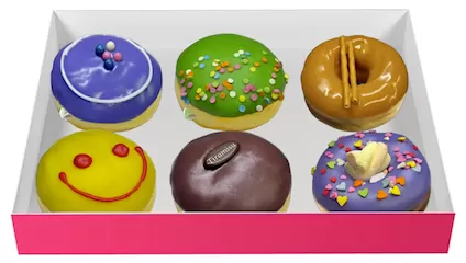 Коробка донатов (6 шт)